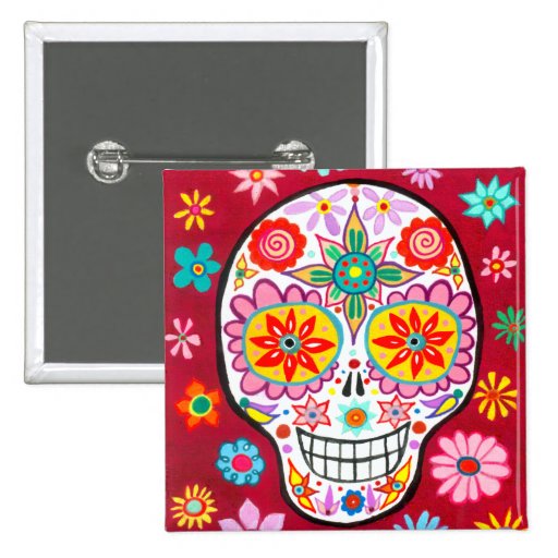 Sugar Skull Pin
