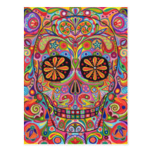 Sugar Skull Postcard