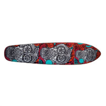 Sugar Skull Skate Skate Board Deck