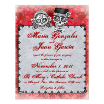 Sugar Skull Wedding Invitations