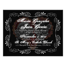 Sugar Skull Wedding Invitations