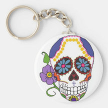 Sugar Skulll Keychain