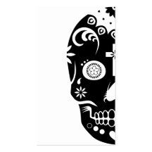 sugar skullz : 2 business card template