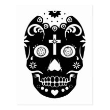 sugar skullz : 2 post cards