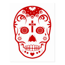 sugar skullz : 2 postcards
