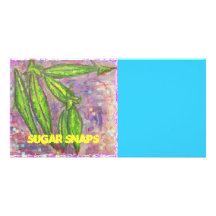 Sugar Snaps Custom Photo Card