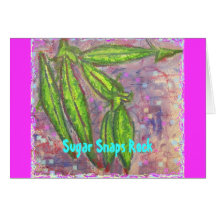 Sugar Snaps Rock Greeting Cards