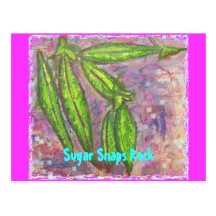 Sugar Snaps Rock Postcard