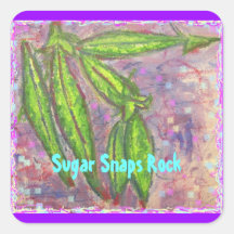 Sugar Snaps Rock Sticker
