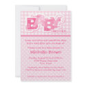 Sugar & Spice Baby Shower Invitations
