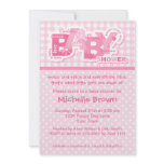 Sugar & Spice Baby Shower Invitations