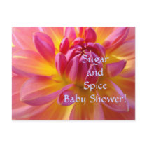Sugar & Spice Baby Shower! It's a Girl invitations