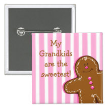 Sugar & Spice Gingerbread Custom Button