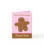 Sugar & Spice Gingerbread Custom Card
