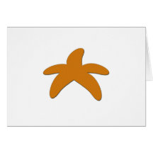 Sugar Starfish Greeting Cards
