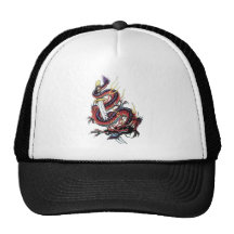 Sui Riu Japanese Dragon Katana Mesh Hat