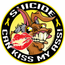 Suicide Can Kiss My Ass Photo Cutouts
