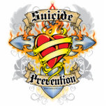 Suicide Prevention Cross & Heart Photo Cut Out