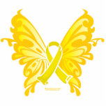 Suicide Prevention Ribbon Butterfly photo sculptures