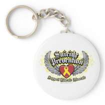 Suicide Prevention Wings keychains
