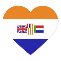 Suid-Afrika Heart Stickers