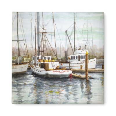 Suisun Clipper Fridge Magnet by StephenBoyle