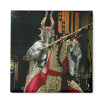Suit of armour and matching horse armour