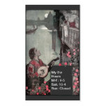 Suitor Serenades Lady in Venice Business Card