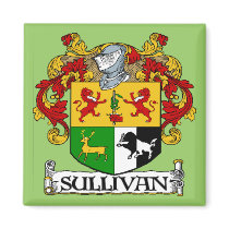 Sullivan Coat of Arms Magnet