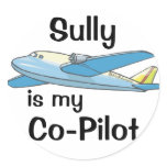 Sully Is My Co-Pilot stickers