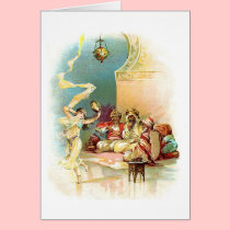 Sultan & Harem Dancer, Greeting Card cards