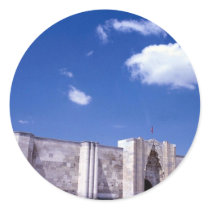 Sultanhaki Caravanserai, near Urgup, Anatolia, Tur Round Stickers