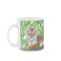 Sumatran Tiger in Bamboo Jungle Mug