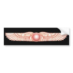 Sumerian Anunnaki Winged Sun Disc bumper stickers