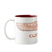 Sumerian Anunnaki Winged Sun Disc Coffee Mug