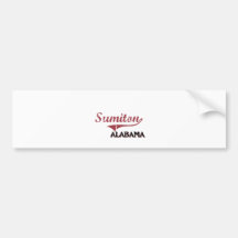 Sumiton Alabama City Classic Bumper Stickers