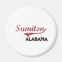 Sumiton Alabama City Classic Fridge Magnets