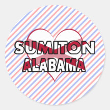 Sumiton, Alabama Round Stickers