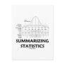 Summarizing Statistics Post Card