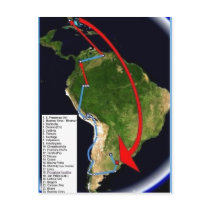 Summary Description Espa?ol: Map of the first voya