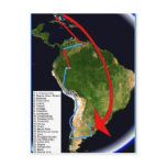 Summary Description Espa?ol: Map of the first voya postcards