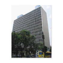 Summary Description Vista norte do Edif?cio Gustav Postcard