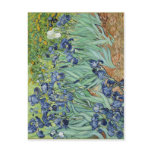 Summary Van Gogh's Irises centre expired implement postcards