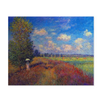 Summer art impressionist poppy fields by Monet