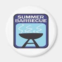Summer Barbecue Magnets
