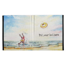 Summer beach cartoon Caseable iPad Folio iPad Case