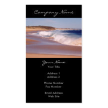 Summer Beach Photo Business Cards