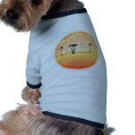 Summer Beach Scene: Vector Drawing pet clothing