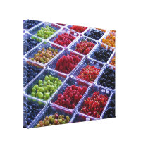 Summer Berries Wrapped Canvas Canvas Prints