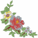 Summer Blooms embroidered shirts